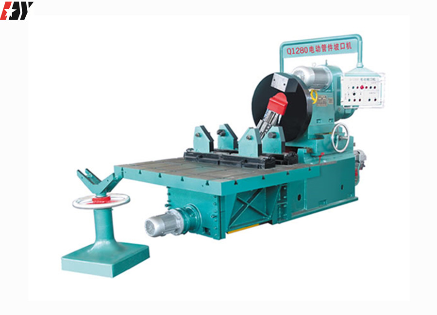 Q1280 Electric Beveller Type Automatic Beveling Machine For Steel Elbow Or Tee